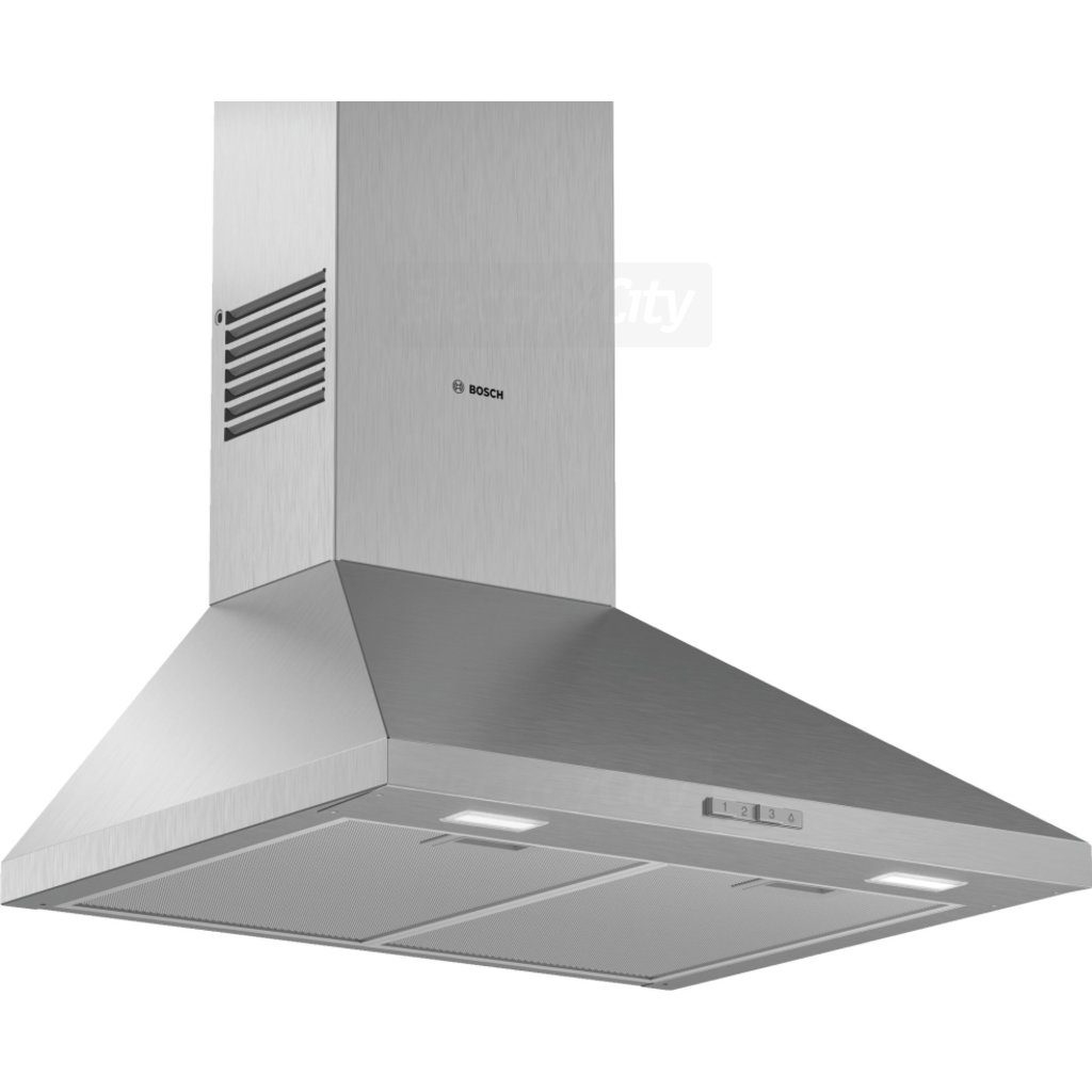 Bosch DWP64BC50B, Serie 2, Pyramid Chimney Cooker Hood, Stainless Steel| Soundstore
