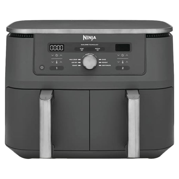Ninja 9.5L Max 6-in-1 Dual Zone Air Fryer | DZ400UK | Gun Metal Grey