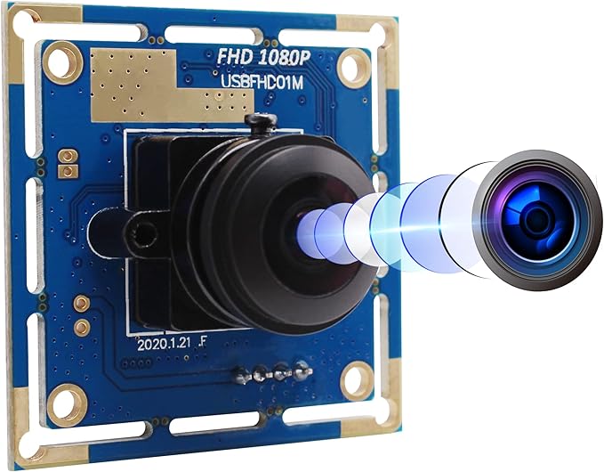 ELP 180degree Fisheye Lens 2megapixel 1080p Wide Angle Pc Web Camera USB for Andriod/Linux/Windows