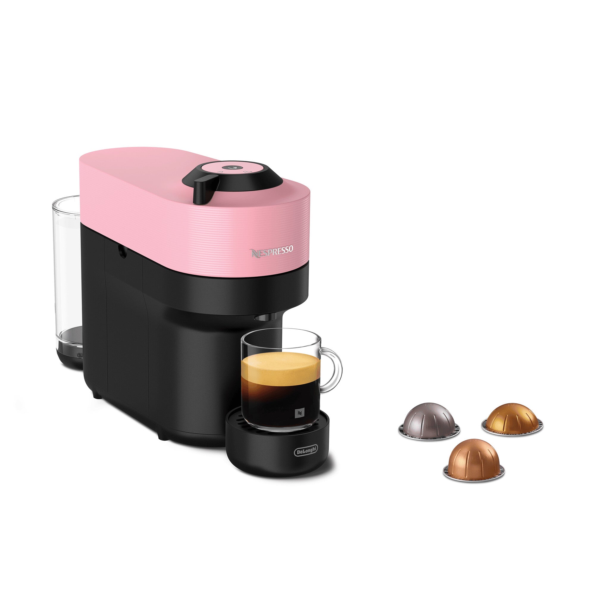 De'Longhi Nespresso Vertuo Pop Coffee Machine | Black & Pink