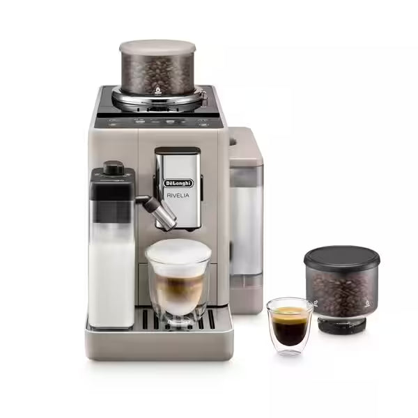 DeLonghi Rivelia 1.4L Automatic Coffee Machine - Sand Beige | EXAM440.55.BG