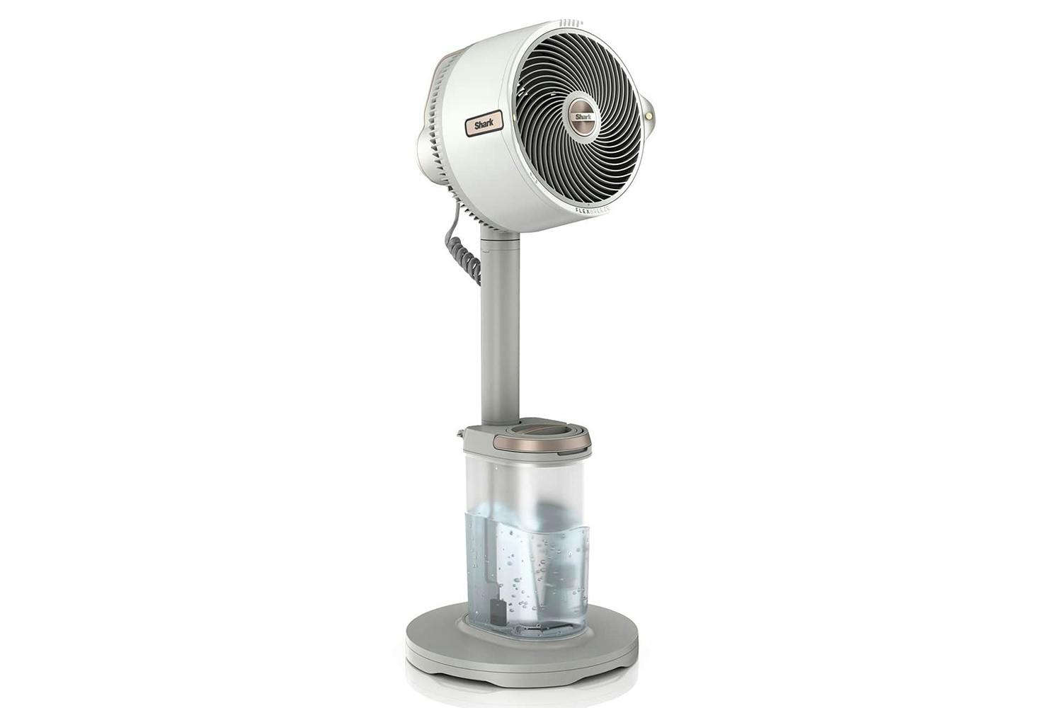Shark FlexBreeze Pro Mist FA300UK, Portable Pedestal Fan & Misting System, Grey | Soundstore