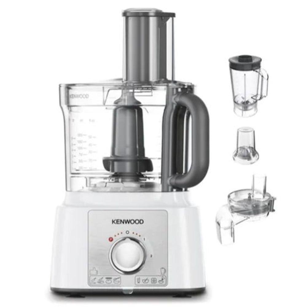 Kenwood 3L 1000W Multipro Express Food Processor - White & Stainless Steel | FDP65.860WH