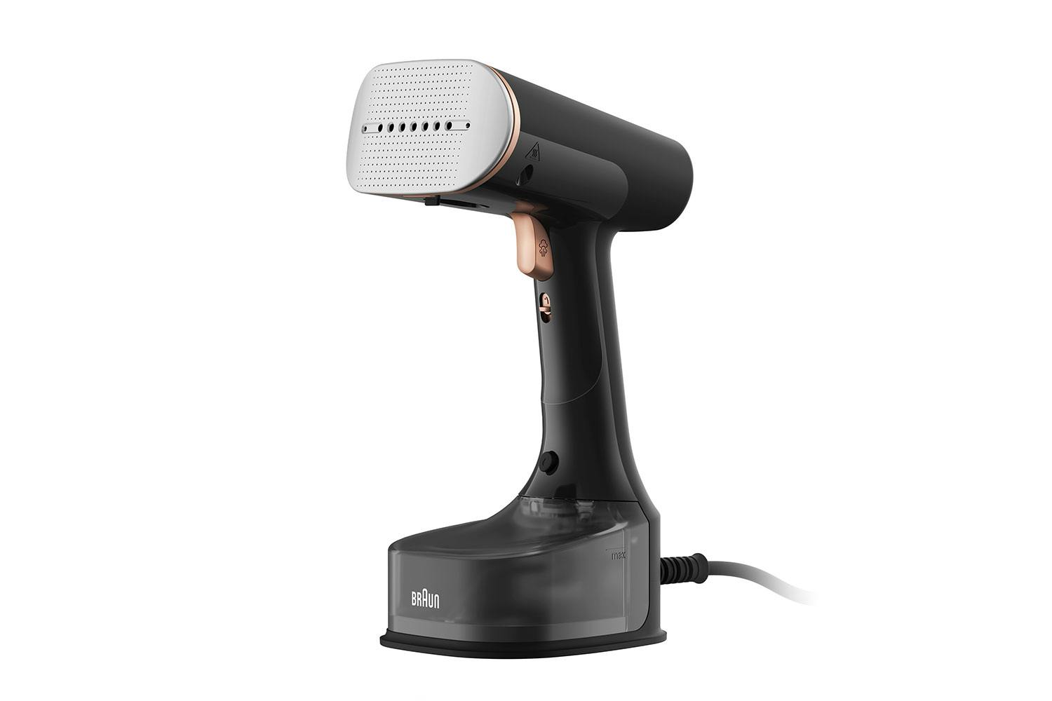 Braun 1600W QuickStyle 7 Handheld Garment Steamer | GS7077BK | Black/Copper