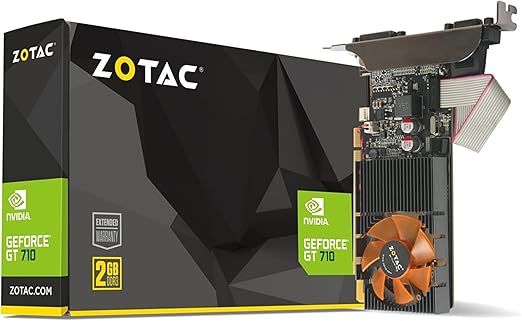 ZOTAC GeForce GT 710 2GB GDDR3 Low Profile