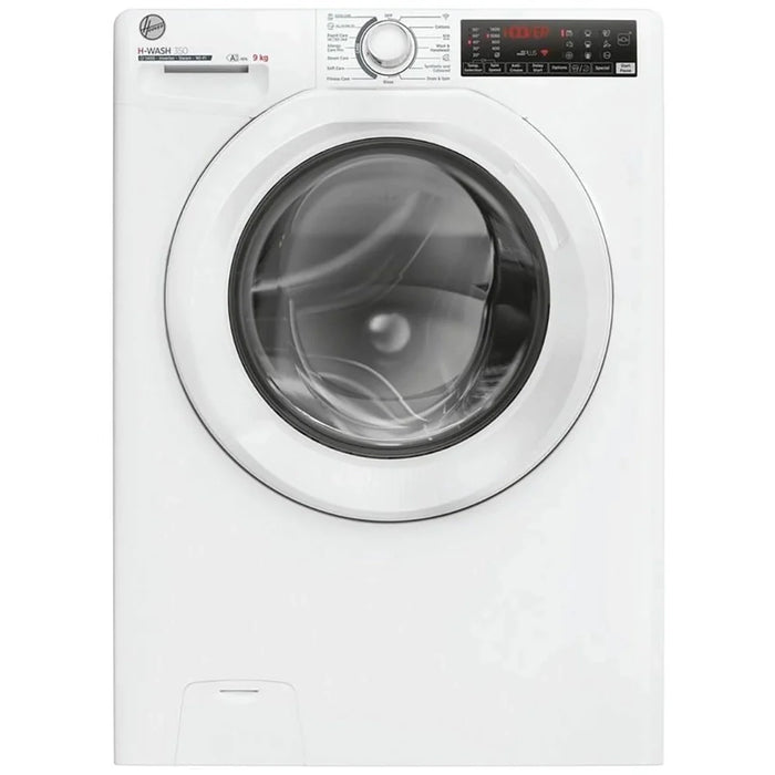 Hoover H-Wash 350 9KG 1400RPM Freestanding Washing Machine - White | H3WPS496TAM6-80