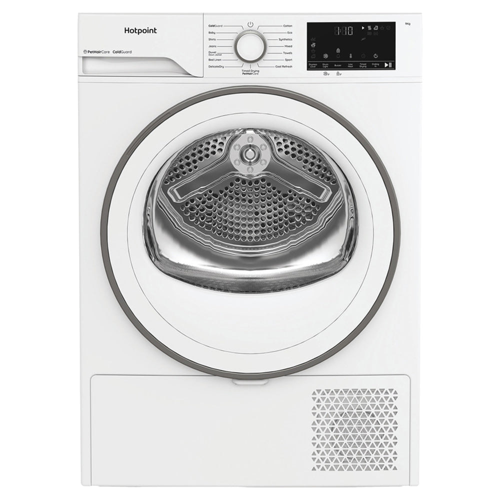 Hotpoint 9KG Freestanding Heat Pump Tumble Dryer - White | HHDD90WWIRE