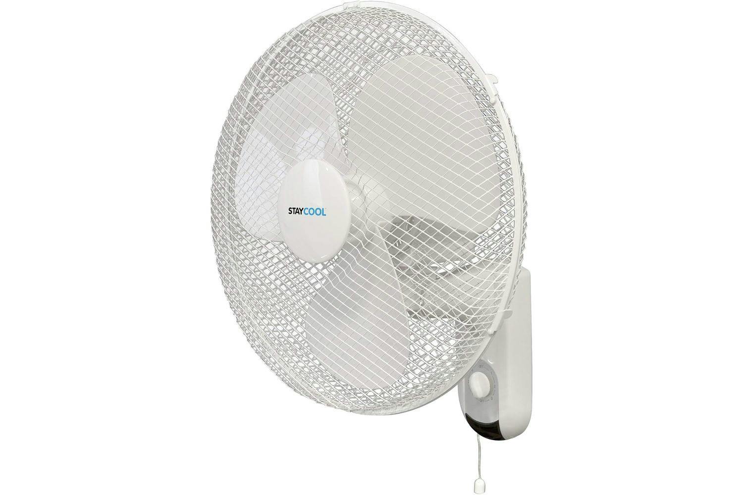 Staycool | 16" 40cm Wall Fan | Cooling Appliance | White