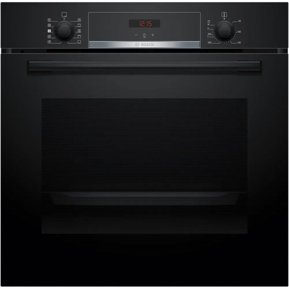 Bosch 71L Built-In Conventional Electric Single Oven - Black | HQA534BB3B