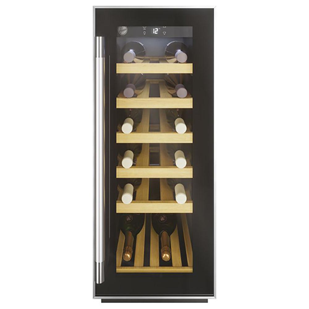 Hoover 20 Bottles Freestanding Wine Cooler - Black | HWCB 30 UK/N
