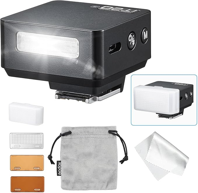 GODOX IT20 S Camera Flash, IT20S TTL Mini Flashes, 1.5 Seconds Recycle Time, Compatible with Sony Alpha A9 III a7III a7CII a7IV a7C a7RV a7 a7SIII a6700 a6400 a6600 ZV-E10 II ZV1 a6100 (Black