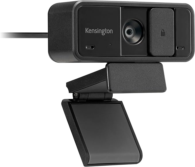 Kensington W1050 1080p Fixed Focus Wide Angle Webcam, Built-In Noise Reduction Mic, 95 Degree Field of View, Digital PC Computer Video Camera for Presentations or Video Conferencing (K80251)