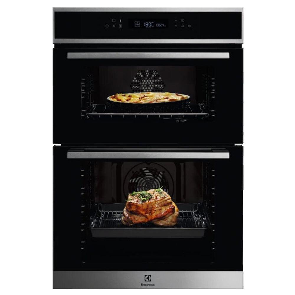 Electrolux 100L Built-In Electric Double Oven - Stainless Steel | KDFCC00X