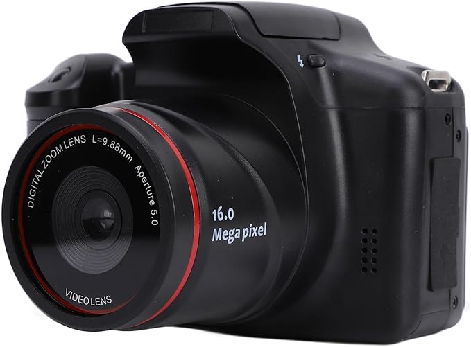 16MP 1080P HD digital camera with 16x digital zoom, portable SLR camera