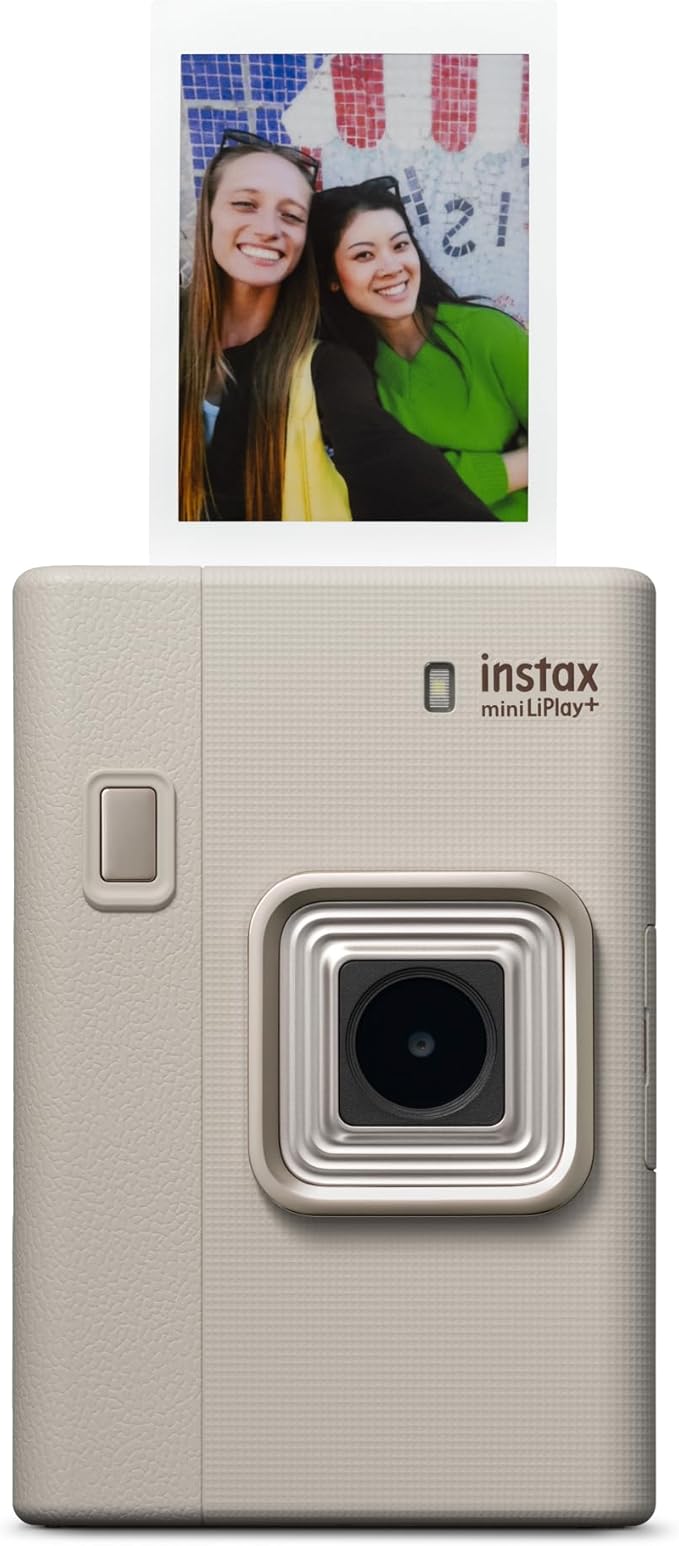 instax mini LiPlay+ Hybrid digital instant film camera and photo printer, Midnight Blue
