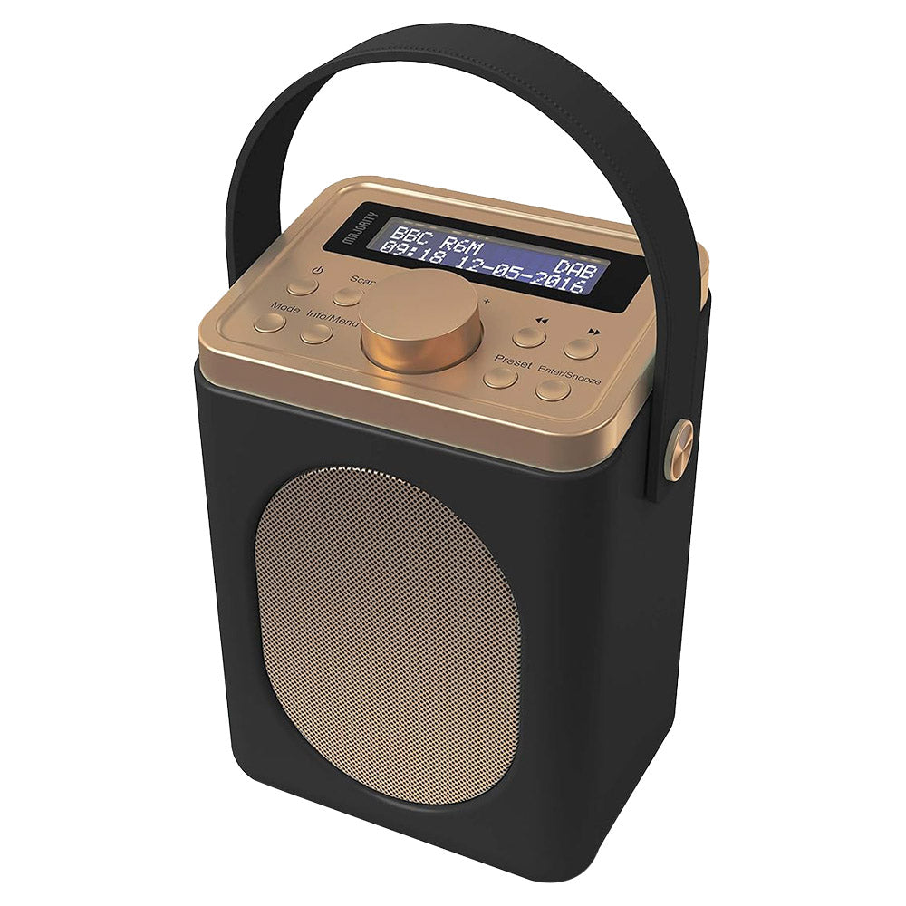 Majority Audio | Little Shelford | Portable Dab Radio | Black