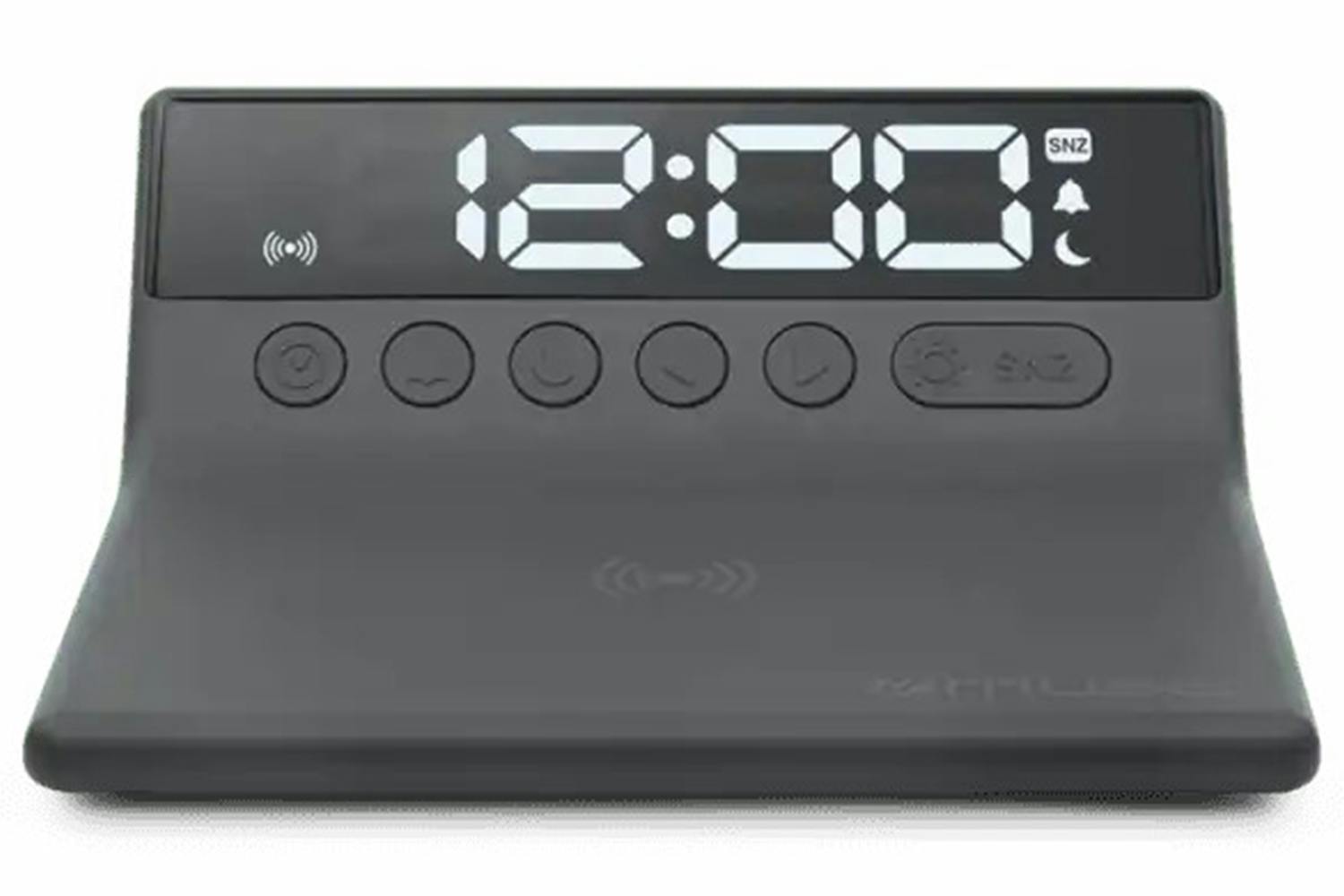 Muse Alarm Clock With Wireless Charging | M-168WI