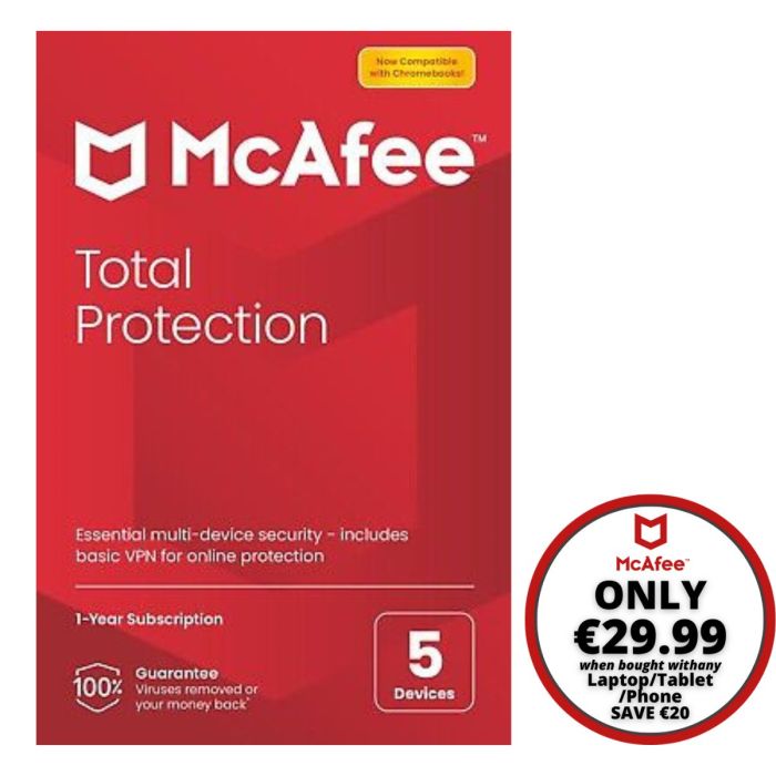 McAfee MTP21UNR5RAAB,  Total Protection 5 Device | Soundstore
