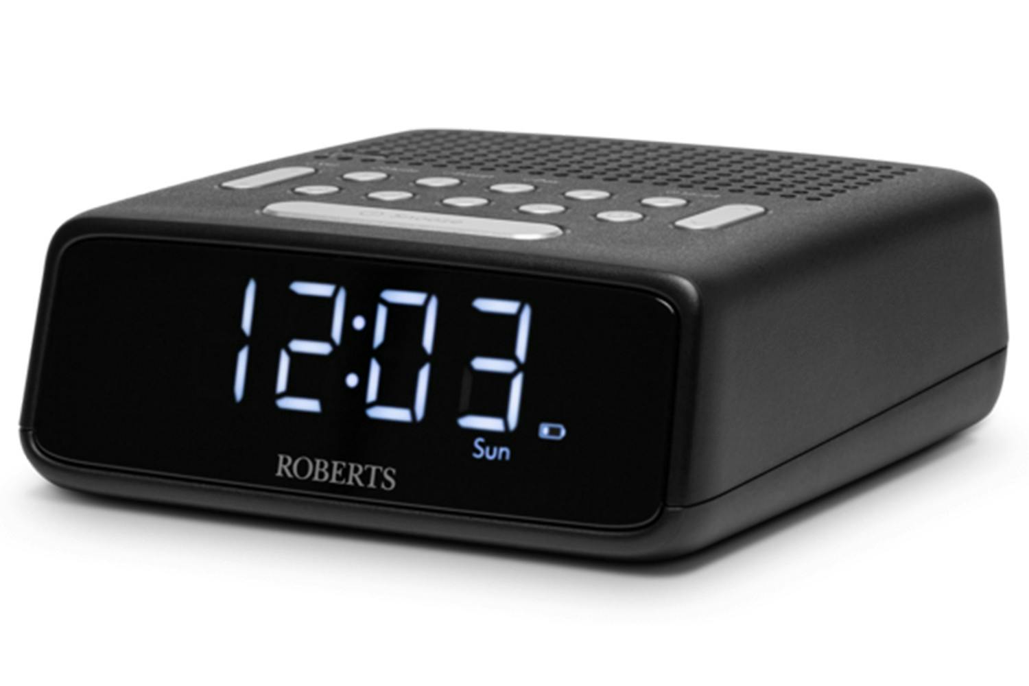 Roberts Ortus Dual Alarm FM Clock Radio | Black