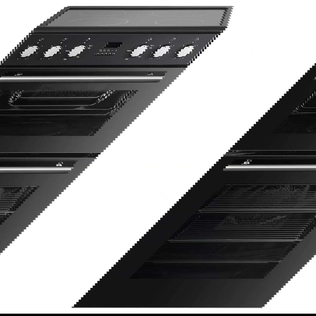 Powerpoint 60cm Freestanding Double Oven Cooker | Black