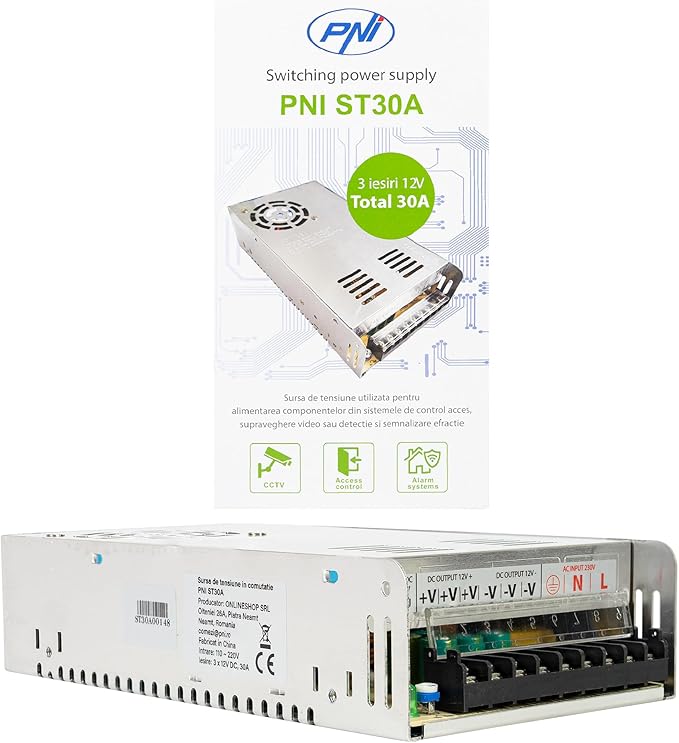 Switching voltage source PNI ST30A 12V 30A 360W