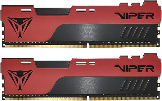Patriot Memory Viper Elite II DDR4 32GB (2x16GB) 3600MHz Gaming Memory Kit Black/Red