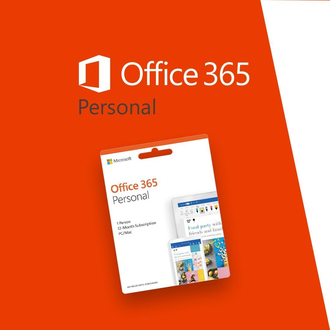 Microsoft Office 365 Personal English Eurozone Software - 1 Year | QQ2-01399