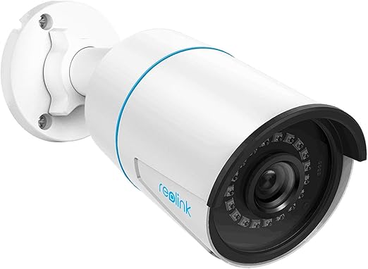 Reolink 5MP PoE CCTV Camera with Human/Vehicle Detection, IR Night Vision, IP67 Waterproof Time Lapse Audio Recording, RLC-510A