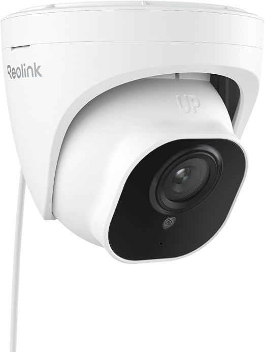 Reolink 5MP PoE IP Outdoor Camera with Person and Vehicle Detection, Dome CCTV Surveillance Camera, IP66 Weatherproof, with Time Lapse and Audio Recording (RLC-520A)