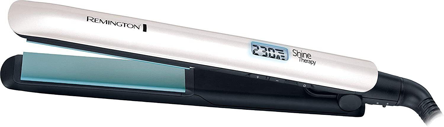 Remington Shine S8500, Hair Straightener, White & Teal | Soundstore