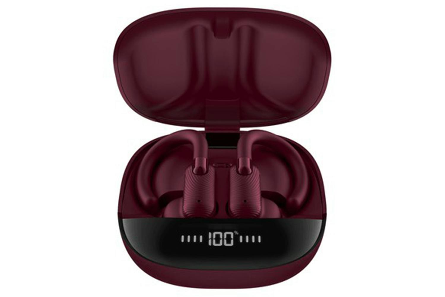 Mixx Streambuds Sports Charge 2 Wireless Earbuds | Burgundy