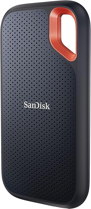SanDisk 4TB Extreme Portable SSD external drive, up to 1050 MB/s, read, 1,000MB/s write, external SSD, USB-C, solid state drive, IP65 rated for dust and water resistance, Black