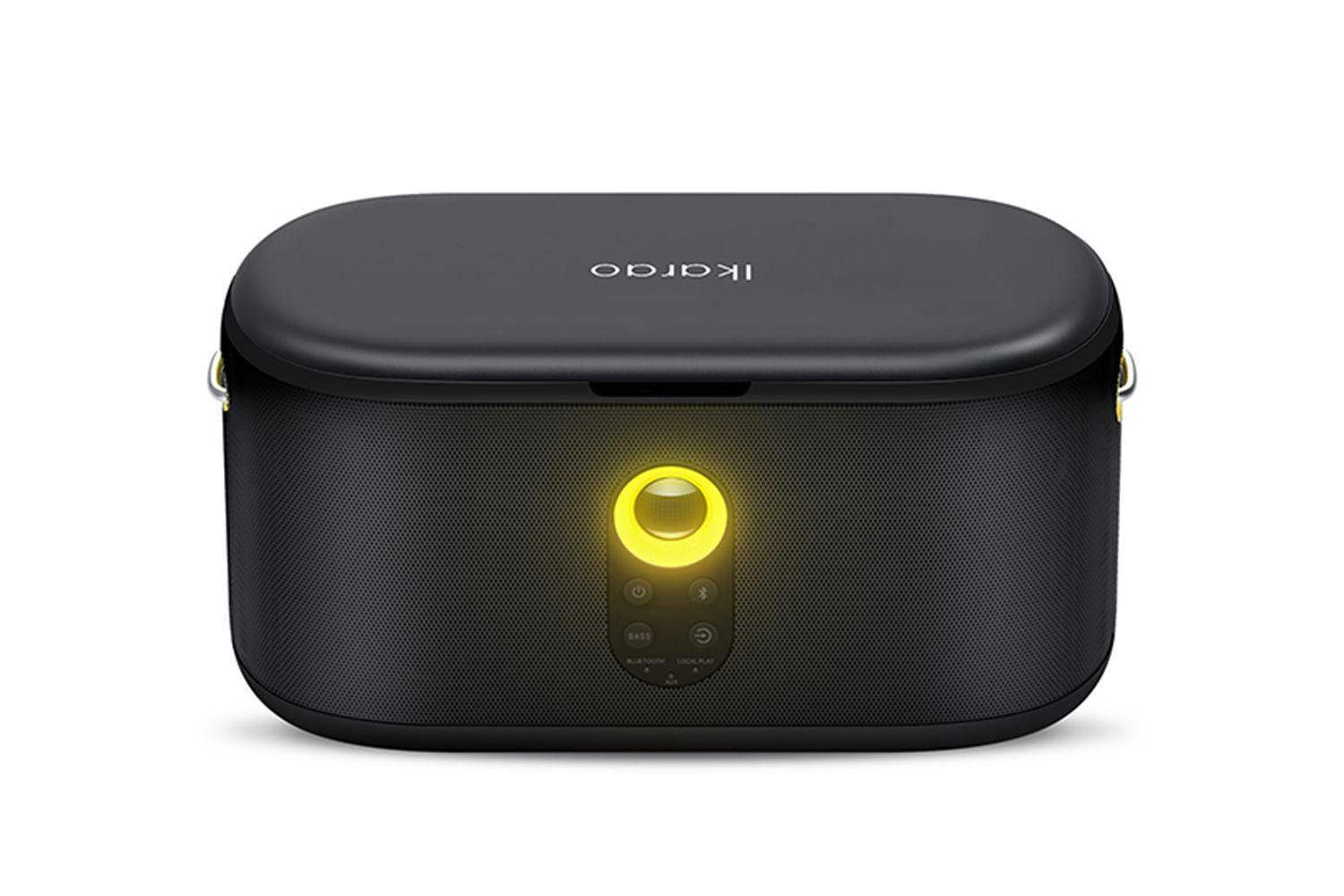 Ikarao Shell S1 Portable Karaoke Machine with Screen & Microphones