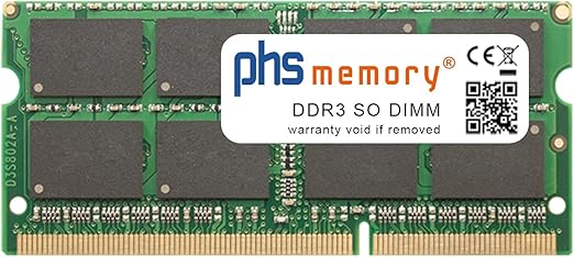 PHS-memory 4 GB RAM Memory Module Compatible with Toshiba Satellite C50-B-159 DDR3 SO DIMM 1600MHz PC3L-12800S