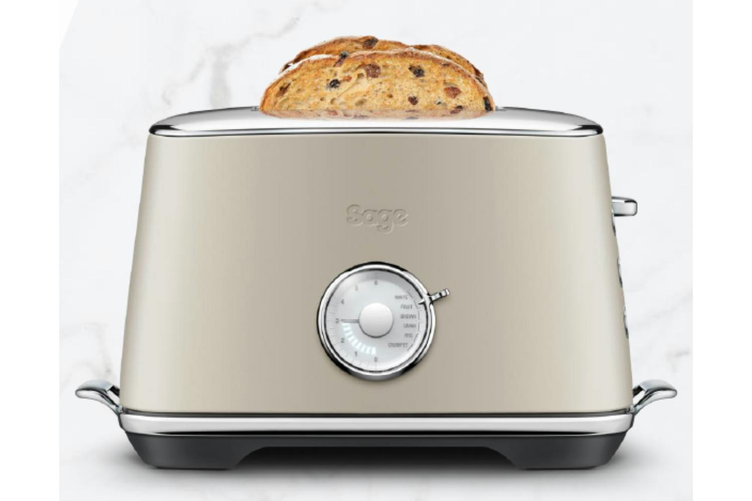 Sage STA735ALM4GUK1, Toast Select Luxe Toaster, Almond | Soundstore
