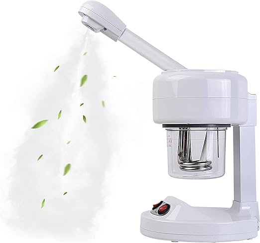 360 Degree Adjustable Nozzle Facial Steamer Professional Portable Facial Steamer Steam Cleaning Machine for Home, Facial Spa, Moisturising/Blackheads, Open Pores, Spa