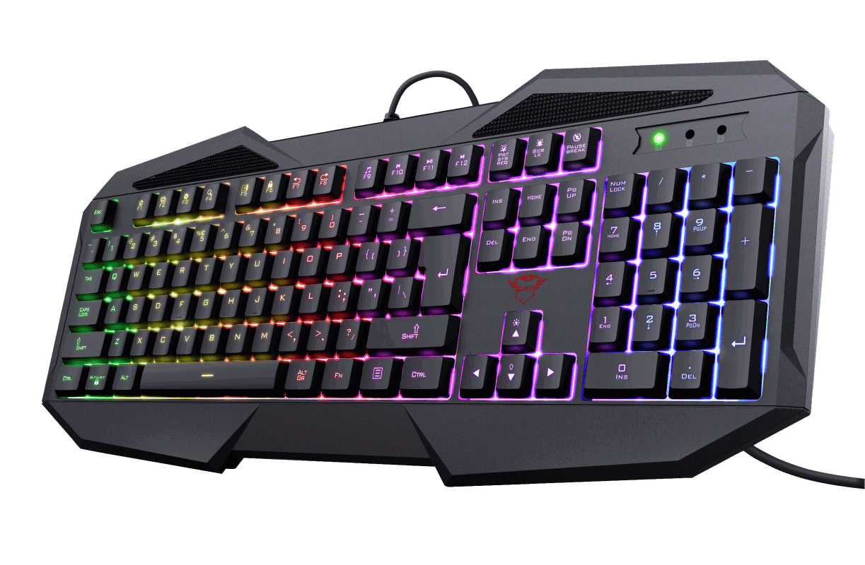 Trust GXT Avonn Full Size RGB Wired Gaming Keyboard