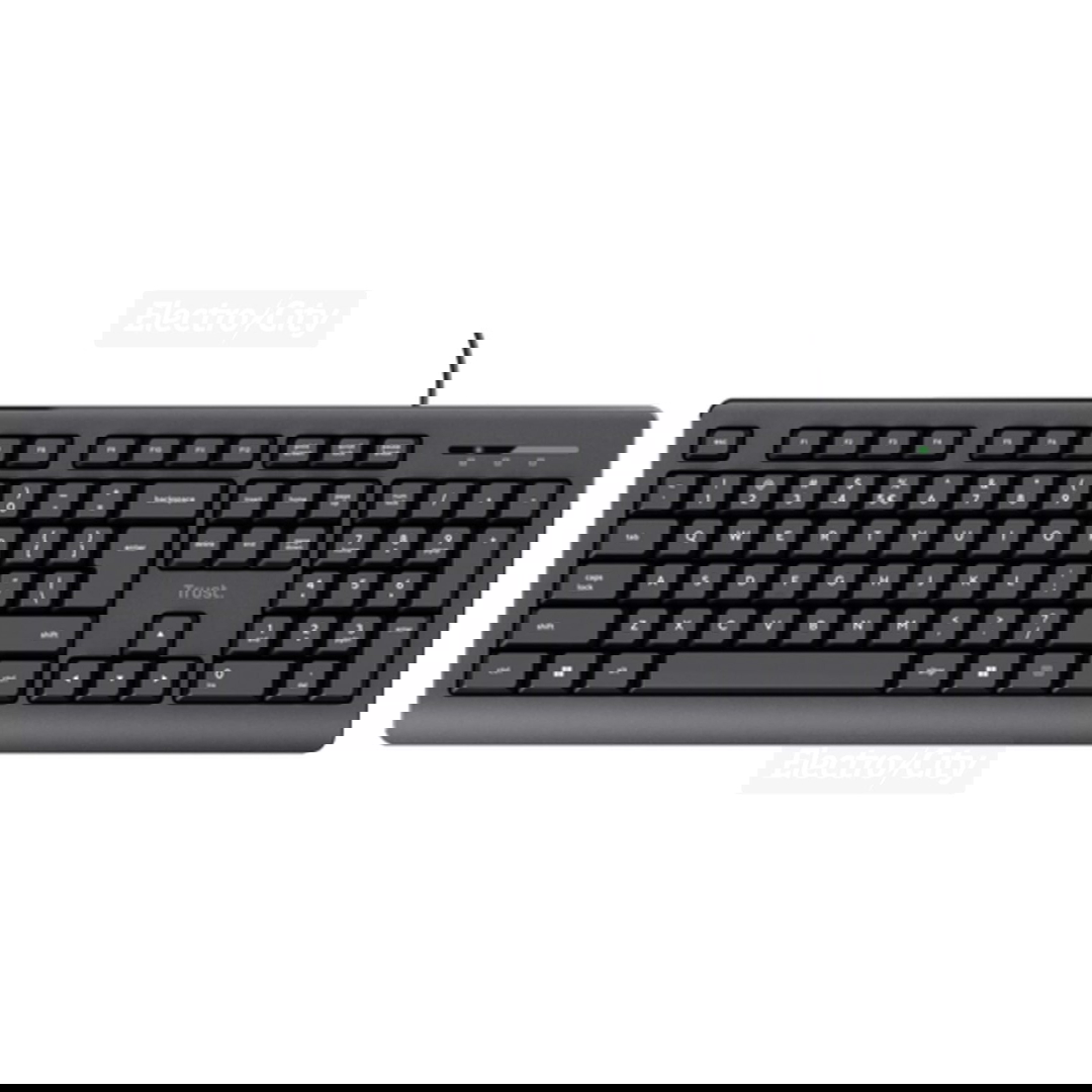 Trust Primo Full Size Wired Keyboard | Black