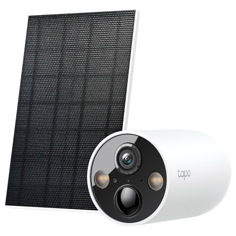 Tapo 2K Solar Powered Security Camera Kit - White | TAPO C425 KIT