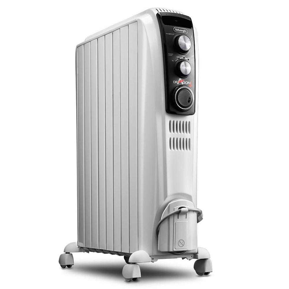 De'Longhi Dragon 2000W Oil-Filled Radiator | White