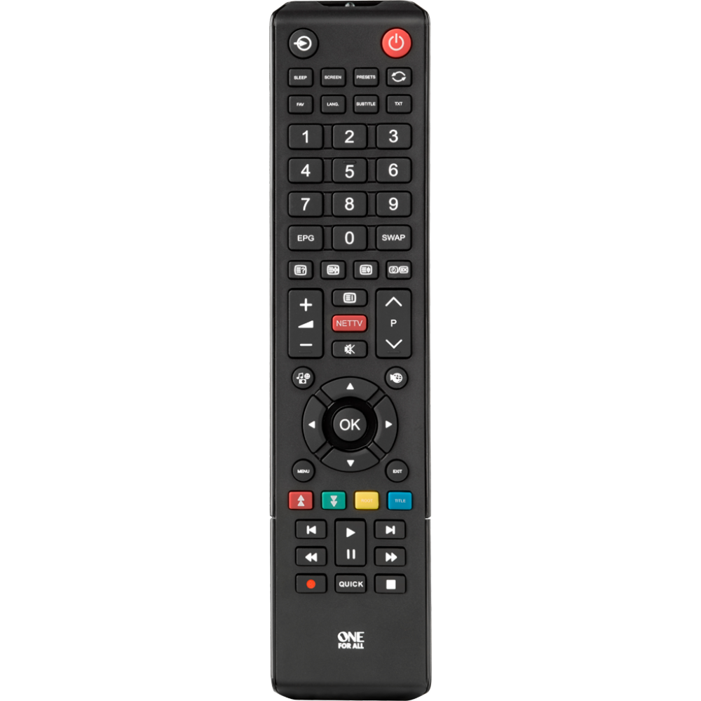 One For All Replacement Remote for Toshiba TV - Black | URC1919