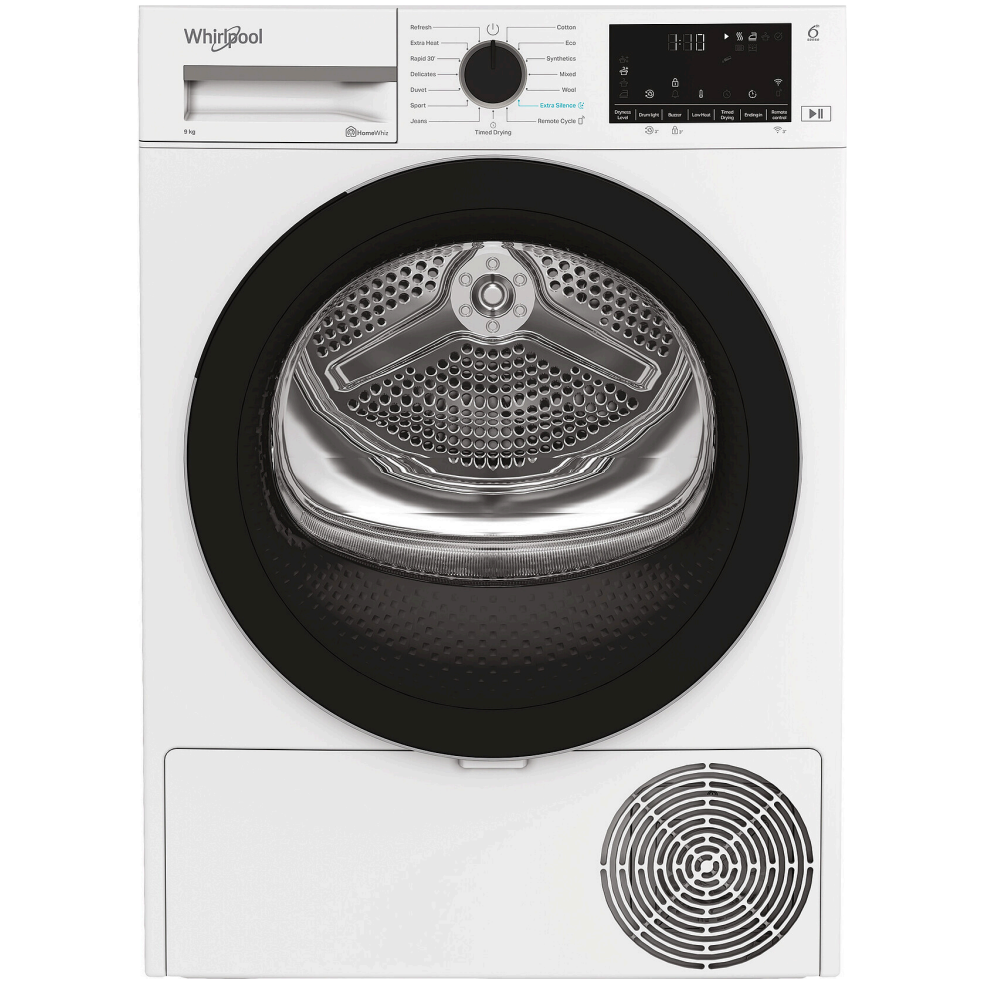 Whirlpool 9KG Freestanding Heat Pump Tumble Dryer - White | WDH09D7WIRE