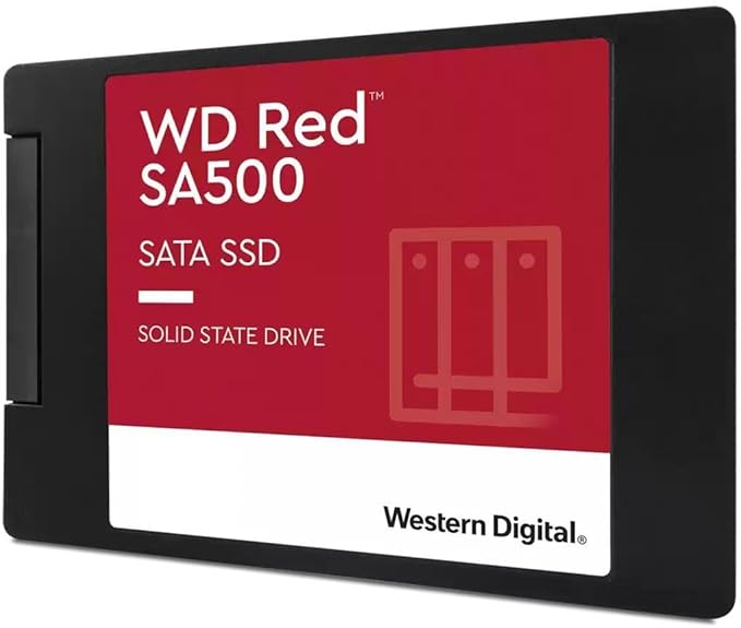 WD Red Internal Hard Drive 2 TB (2.5 Inch, NAS Hard Drive, NASware Technology, for Continuous NAS Systems) Red