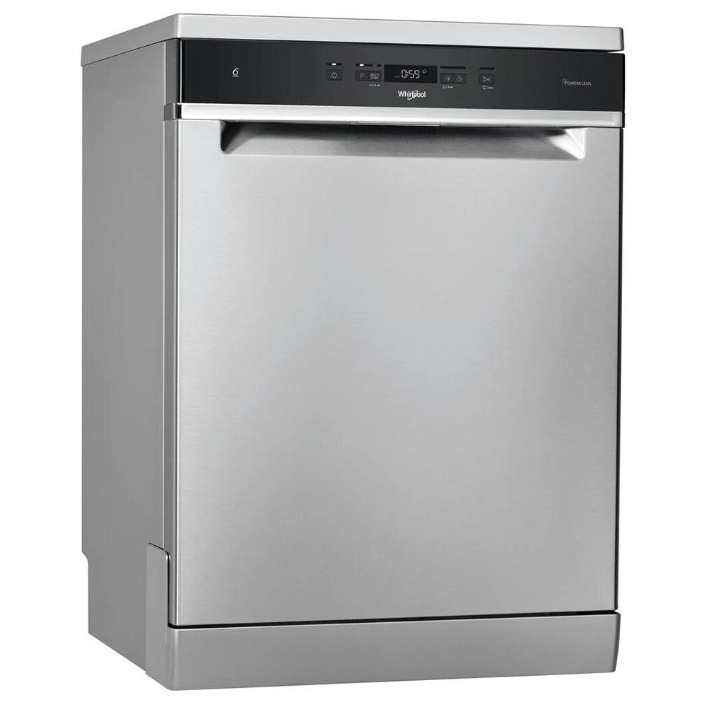 Whirlpool 60CM Freestanding Standard Dishwasher - Inox | WFC3C33PFXUK