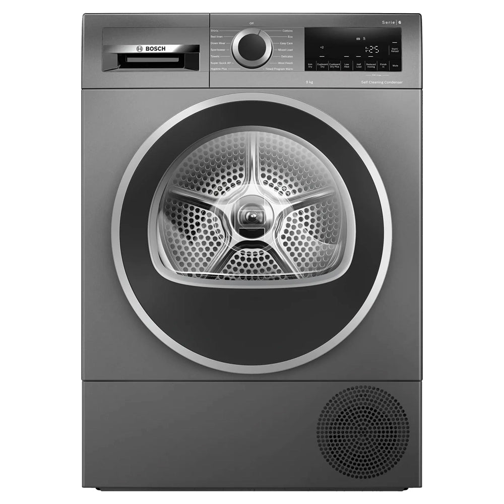 Bosch Series 6 9KG Heat Pump Tumble Dryer - Cast Iron Grey | WQG245R1GB