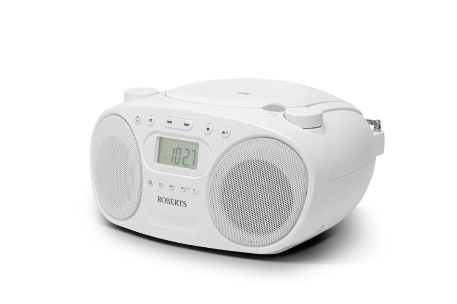 Roberts Zoombox 4 DAB/FM Radio with Bluetooth | White