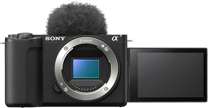 Sony Alpha ZV-E10 II Mirrorless APS-C Video Camera (4K60p Video, 4:2:2 10-Bit Recording, 26MP, Advanced Digital Stabilization, Real Time Autofocus)