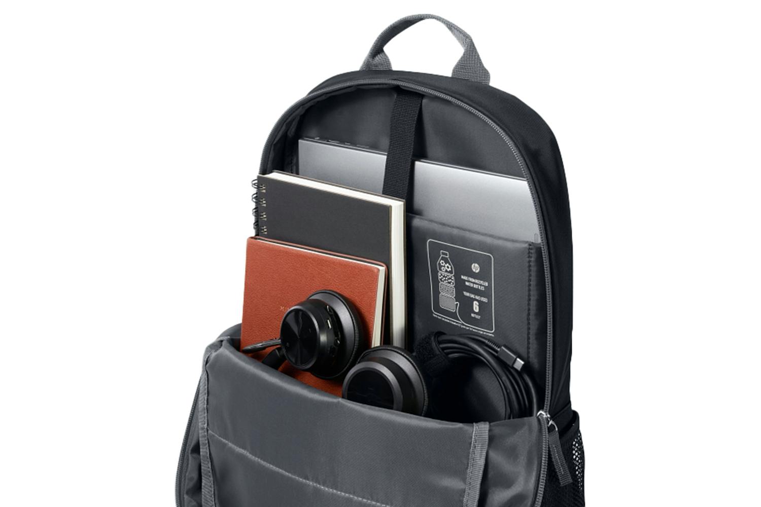 HP 15.6" Laptop Backpack | Black/Grey