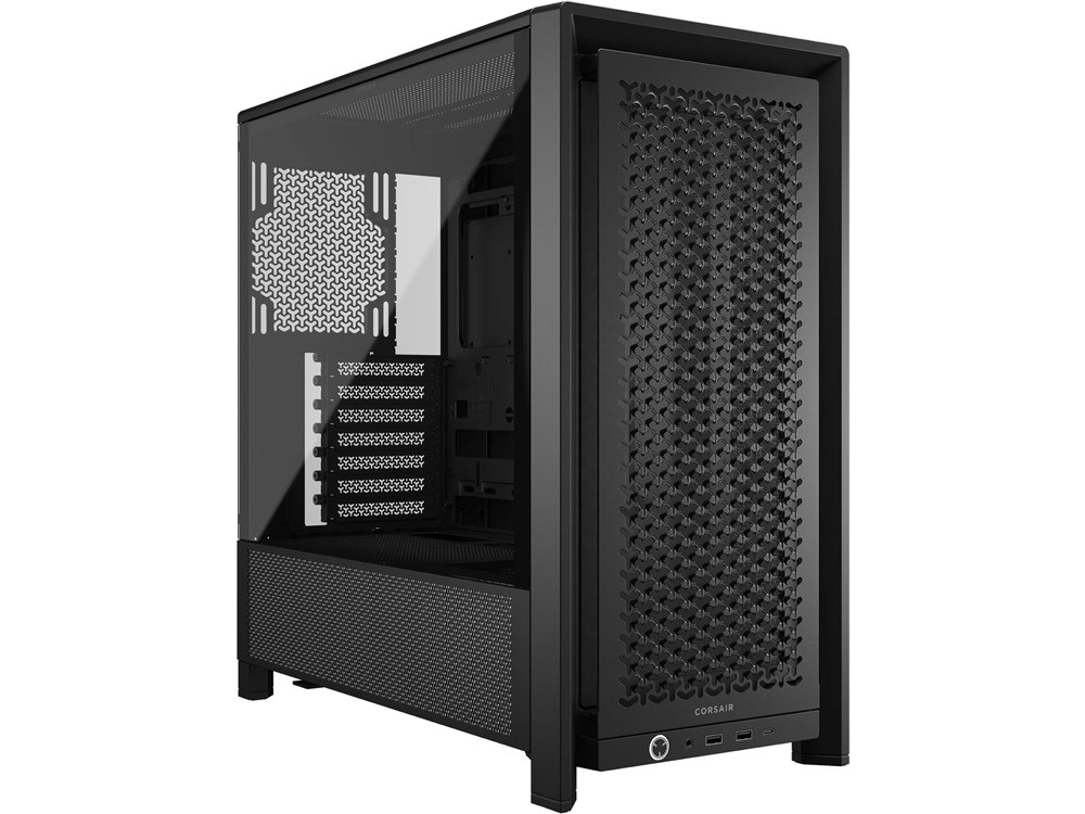 CORSAIR FRAME 4000D Modular Mid-Tower ATX PC Case – High Airflow, InfiniRail™ Fan Mounting System, Dual 360mm Radiator Support, ASUS BTF, MSI Project Zero, Gigabyte Project Stealth – Black