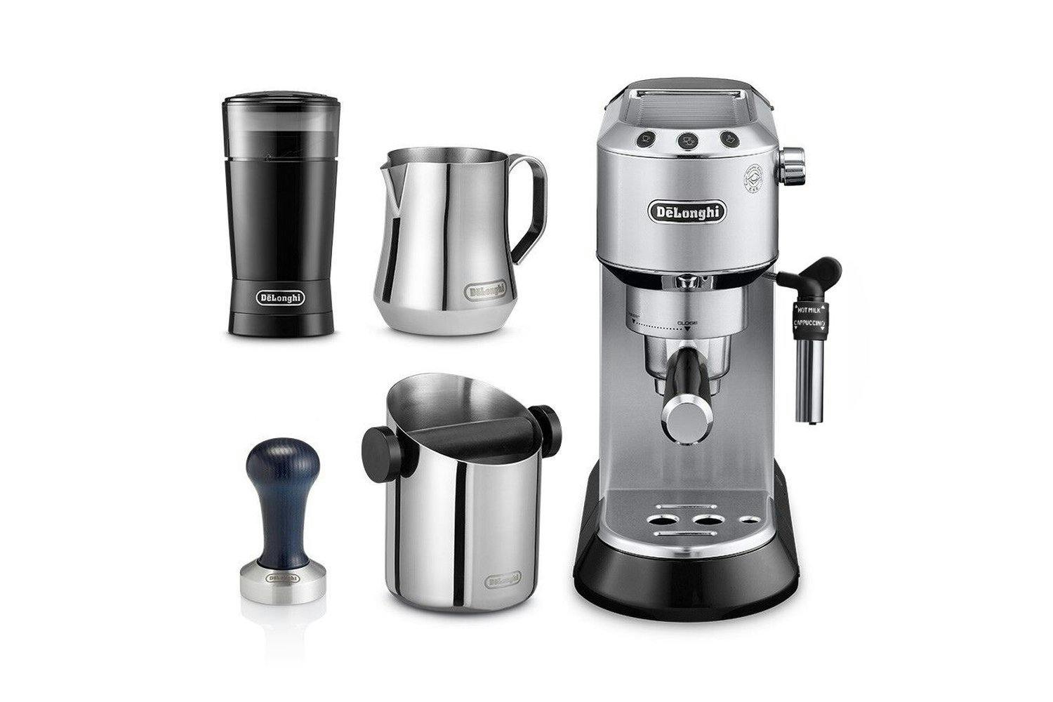 De'Longhi Dedica Barista Bundle | ECKG6820.M | Stainless Steel